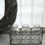 Brocante draadmandje