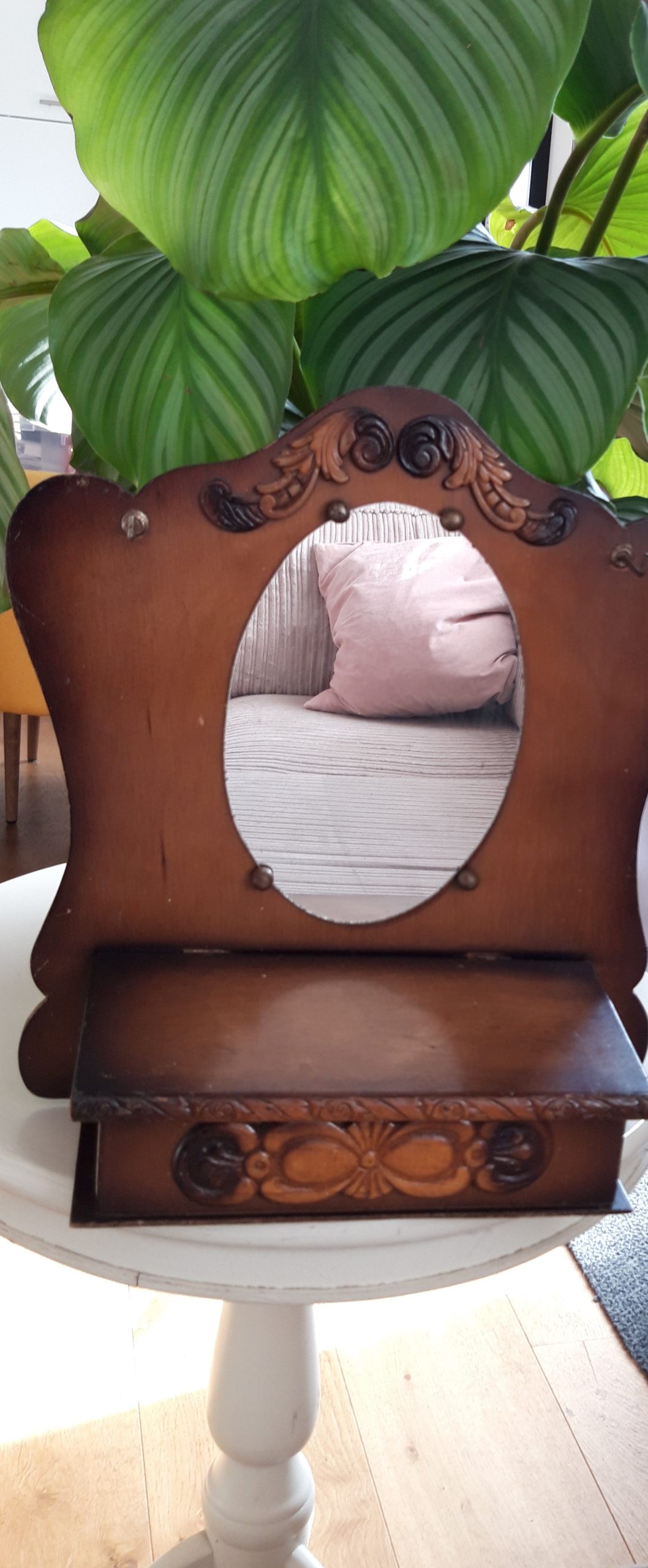 wandspiegel met (kammen) bakje - Afbeelding 5