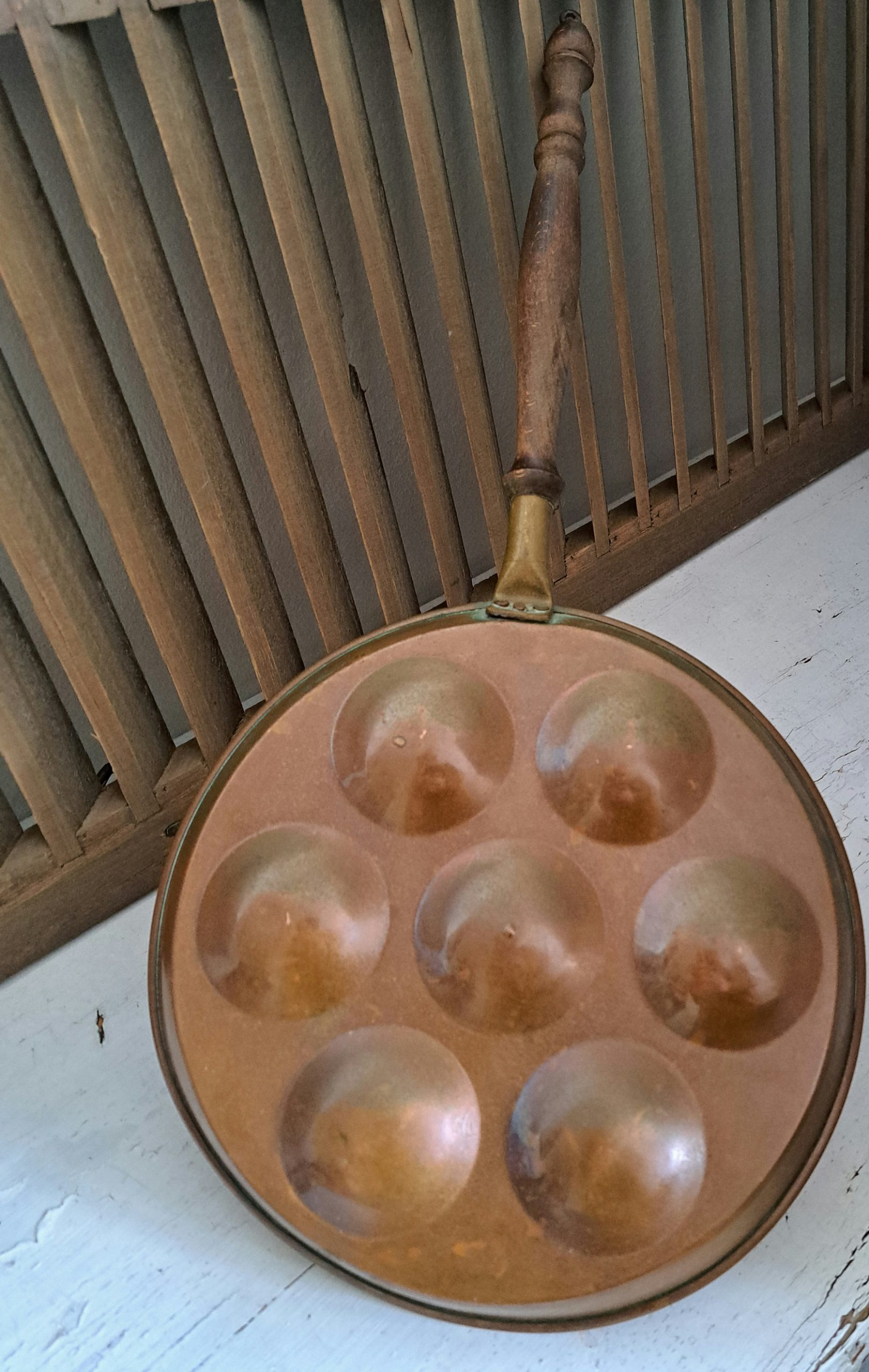 koperen escargot/poffertjes pan - Afbeelding 3