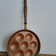 koperen escargot/poffertjes pan