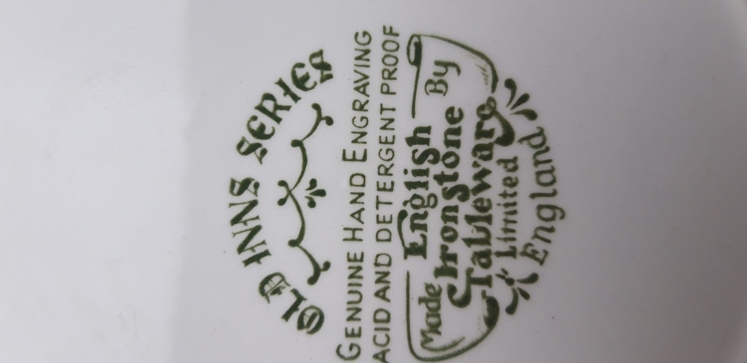 Bord, Ironstone, Old Inns Green - Afbeelding 2