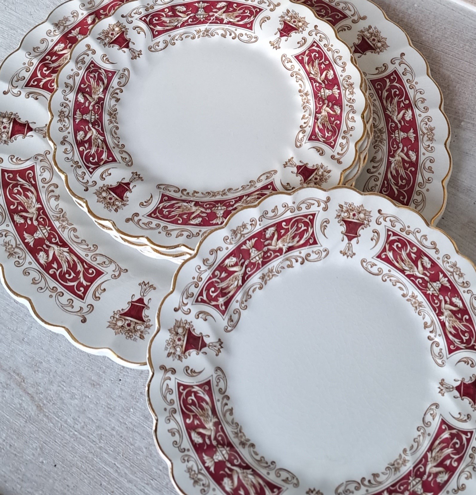 gebak servies, Ironstone Myott - Afbeelding 2