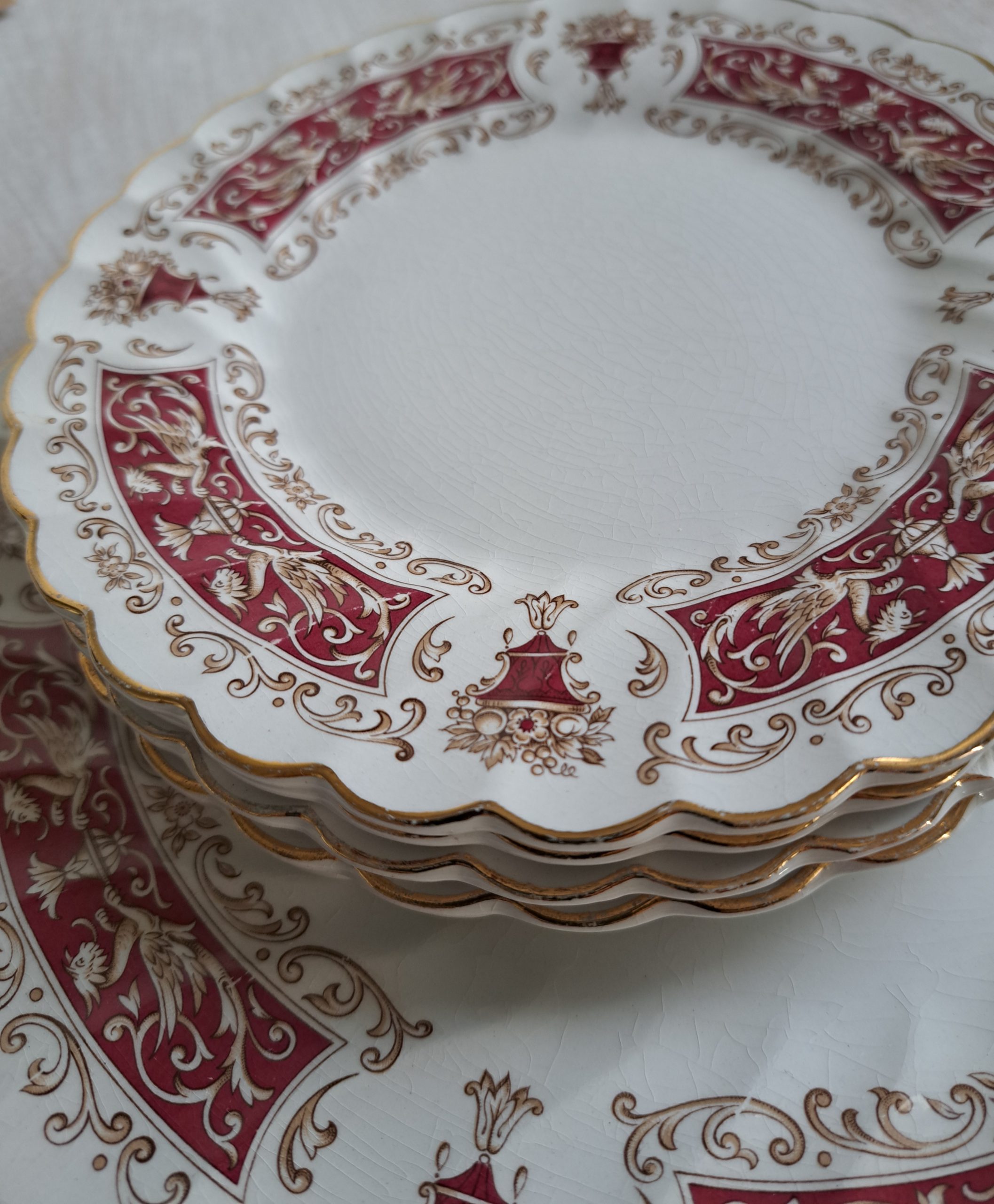 gebak servies, Ironstone Myott - Afbeelding 4