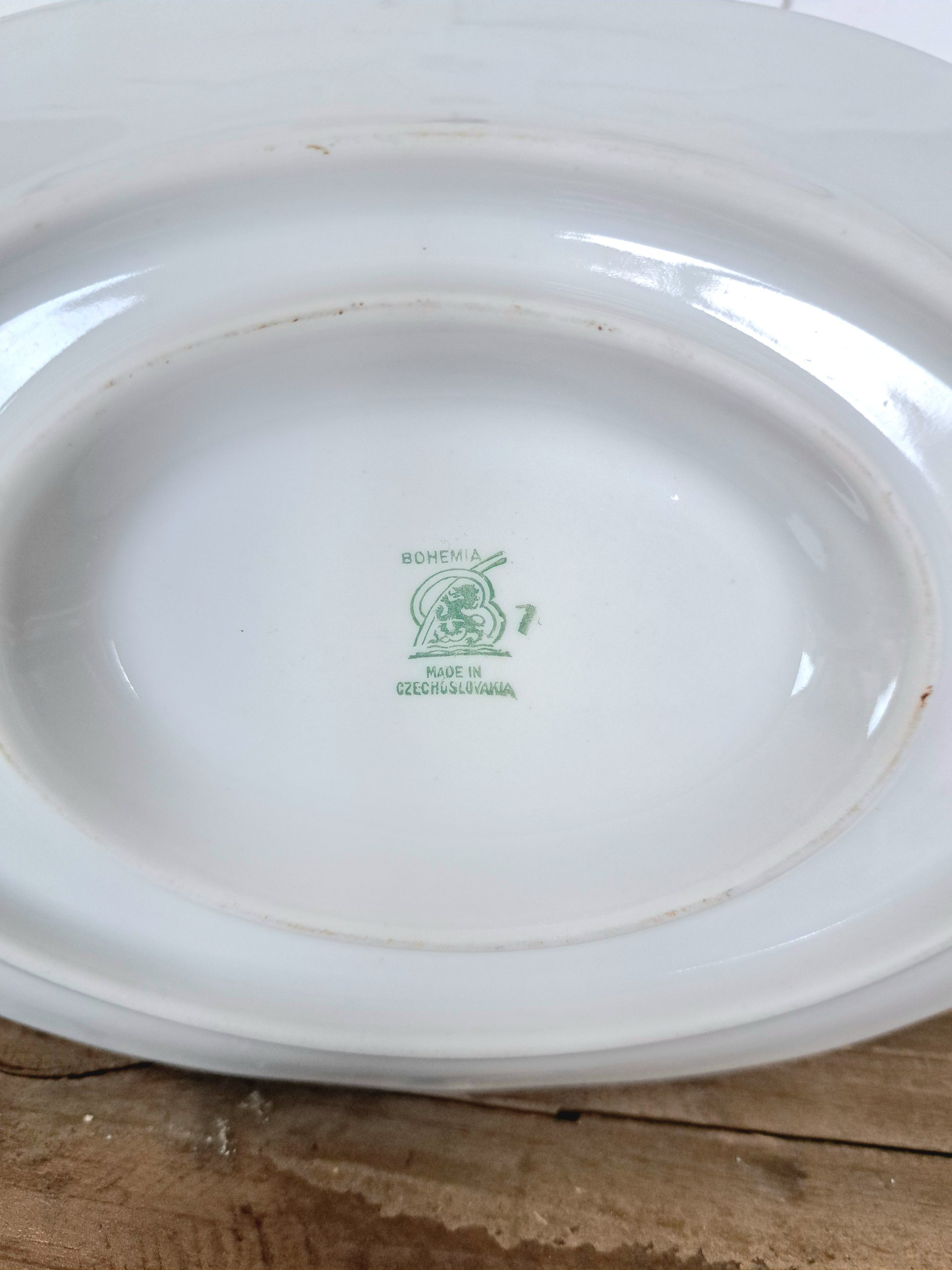 Jus/saus kom Bohemia Czechoslovakia - Afbeelding 3