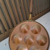 koperen poffertjes pan